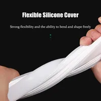 Ruban LED néon fin pour étagères et armoires de cuisine, bande de silicone flexible 6/8 mm, diffuseur de canal LED, couverture de ruban souple, lampe à ruban