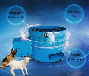Máquina Desplumadora de Aves Comercial Circular con Revestimiento <span class=keywords><strong>Azul</strong></span> Antioxidante para Servicios de Catering y Mataderos - Product Image 3