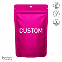 Des milliers de modèles de sacs en mylar personnalisés imprimés, 1g, 3.5g, 7g, 28g, 1lb, sacs en mylar à toucher doux, holographiques, résistants aux enfants, découpés à la forme
