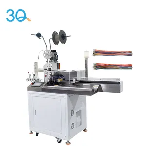 3Q Fully Automatic flat ribbon cable dipping tin terminal crimping machine