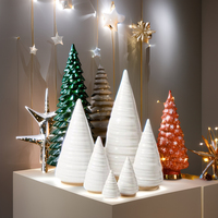 Arbre de Noël en céramique de style moderne personnalisé pour la décoration intérieure et les cadeaux