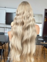 Perruque en cheveux naturels chinois de qualité supérieure SHY, perruque Lace Front en silicone, densité 180%, aspect naturel, sur mesure, fournisseur