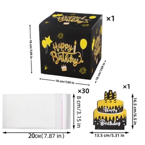 Caja Sorpresa para Fiestas <span class=keywords><strong>de</strong></span> <span class=keywords><strong>Cumpleaños</strong></span>, Caja para Recoger Dinero, Decoración Creativa <span class=keywords><strong>de</strong></span> Origen Global, Caja <span class=keywords><strong>de</strong></span> Regalo <span class=keywords><strong>de</strong></span> Papel para Efectivo - Product Image 3