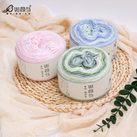 Wholesale in Stock 150g 427yds 5.29oz 1.5mm Skin Friendly Super Soft Blended Yarn for Hand Knitting