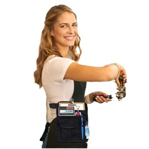 Restaurant Apron Bag Nylon Waist Pouch With Multiple Pockets For Wait Staff Bar Use - Product Image 5