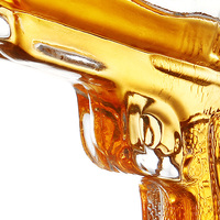 Boutique en ligne Offre Spéciale M1911 contenant en verre carafe pistolet bouteilles de whisky bouteille de liqueur en cristal vin de brandy bouteille de tequila