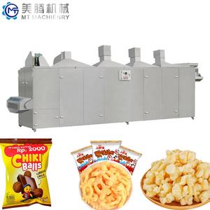 Nueva Maquinaria para Hacer Snacks Inflados sin Freír, con Motor Automático, de Acero Inoxidable, Línea de Producción de Snacks de Granos de Alta Eficiencia - Product Image 3