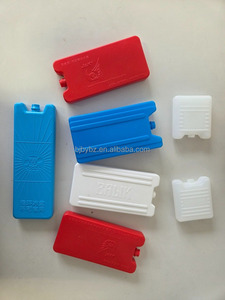 Ladrillo de hielo de HDPE personalizado reutilizable para fiambrera y envío de alimentos-enfriador de congelador paquete de hielo al por mayor OEM
