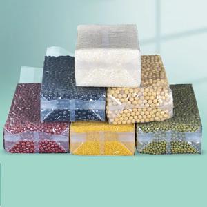 Sac <span class=keywords><strong>de</strong></span> stockage sous vide en PE transparent épaissi <span class=keywords><strong>de</strong></span> 500g pour les grains <span class=keywords><strong>de</strong></span> <span class=keywords><strong>millet</strong></span> <span class=keywords><strong>de</strong></span> riz Logo personnalisé scellant à chaud emballage alimentaire transparent - Product Image 5