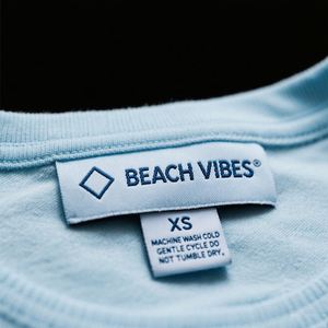 Accesorio de ropa con logotipo de cuello de gama alta personalizado Etiqueta principal Etiqueta tejida con etiquetas de cuello - Product Image 5