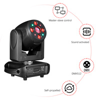Projecteur LED RGBW à tête mobile DMX512 pour scène KTV, éclairage professionnel pour club/bar/KTV/fête, fabrication OEM/ODM