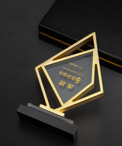 Tinh thể kim loại <span class=keywords><strong>Trophy</strong></span> đen pha lê cơ sở vàng bạc đồng kinh doanh cuộc thi Giải thưởng xin chúc mừng khắc in ấn - Product Image 3