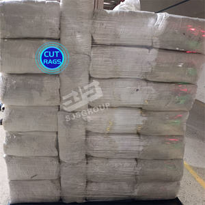 ممسحة قطن ملونة للتنقيب 10 كيلو نفايات قطن للتنظيف عبوة منشفة لم تستخدم قط - Product Image 1