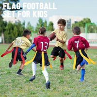 Drapeaux promotionnels d'équipes de football réglables, personnalisés, couleur intégrale, avec sangles double face