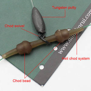 ملحقات صيد سمك الشبوط نظام تشود هيلي تشود الشعر هليكوبتر روني تلاعب حبة لصيد سمك الشبوط معدات معالجة محطة - Product Image 4