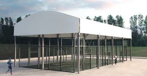 Venta directa <span class=keywords><strong>de</strong></span> fábrica <span class=keywords><strong>Cancha</strong></span> <span class=keywords><strong>de</strong></span> Pádel <span class=keywords><strong>techada</strong></span> para techo <span class=keywords><strong>de</strong></span> tenis Techo <span class=keywords><strong>de</strong></span> Pádel Premium - Product Image 5