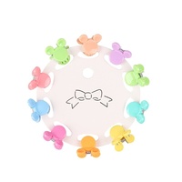 Mini pinces à cheveux couronne de 3 cm, faites à la main en résine, accessoires de coiffure princesse pour bébés filles, pinces à tresses en vrac