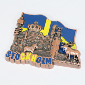 Ímã de geladeira de metal da suécia - Product Image 4