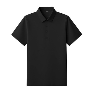 Men's Ice Silk Quick Dry Polo Shirt Summer Workwear Loose Fit Polyester 80-90% Thin Collared With Label And Tags - Product Image 5