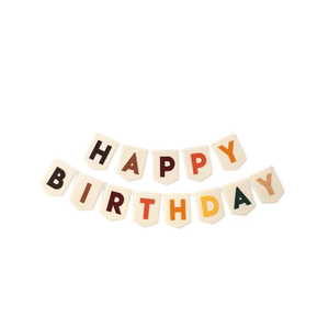 Großhandel Umweltfreundliche Filzgirlande für Jungen- und Mädchenpartys, Einfach zu Hängende Dekoration für Fenster, Tür, Kaminsims, Alles Gute zum Geburtstag - Product Image 4