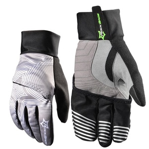 CBR OEM S075 Winter 2 Modes Flip Touch Screen Fleece Mittens Windproof Wind Cover Cycling Bike Bicycle Waterproof <strong>Warm</strong> <strong>Gloves</strong> - Product Image 2