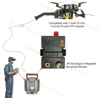 Câble optique pour drone télécommandé Portée 3-30km Signal Anti-brouillage Équipement à fibre optique à réponse rapide