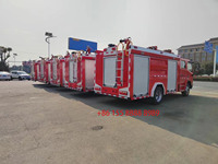 DFAC Petit 3-10 CBM Réservoir d'eau Tender Camion de lutte contre l'incendie
