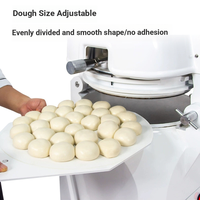 Machine à rouler la pâte de table commerciale, diviseuse et bouleuse de pain 30-100g, bouleuse de biscuits, tension personnalisable, fournisseur d'or