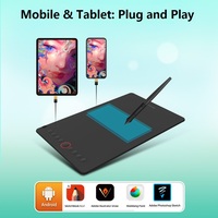Fábrica al por mayor I6 11x7 pulgadas PC grande teléfono conectar enseñanza en línea dibujo tableta gráfica