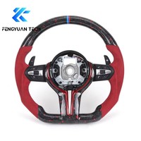 Volant sport en fibre de carbone forgée avec LED pour BMW F10 F30 F20 F31 F32 F36 X5 M3 M5 M6 E71 E90 F07 F11 F15 F16 F22 F25