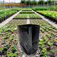 Sacs de culture robustes et respirants pour plantes, pots de pépinière en plastique noir avec trous de drainage pour légumes et fleurs de jardin
