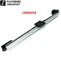 Paket Aktuator Linear V-Slot NEMA 17 dengan Kit Penggerak Sabuk DIY dan Motor Stepper NEMA 17 untuk Openbuilds 1000mm