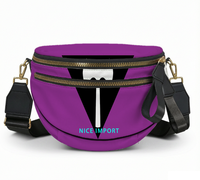Sac à coque arc-en-ciel Intersex (Phox Design) pour femmes, sac à bandoulière de loisirs, sac à coque léger avec fermeture à glissière pour tous les jours