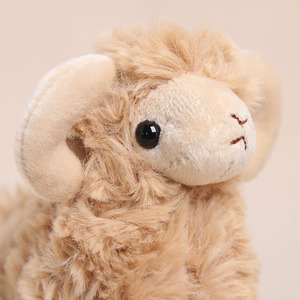 Lindo Llavero de Peluche de Cordero Rizado y Suave, Regalo para Niños, Venta al por Mayor, Llaveros de Peluche Kawaii - Product Image 3