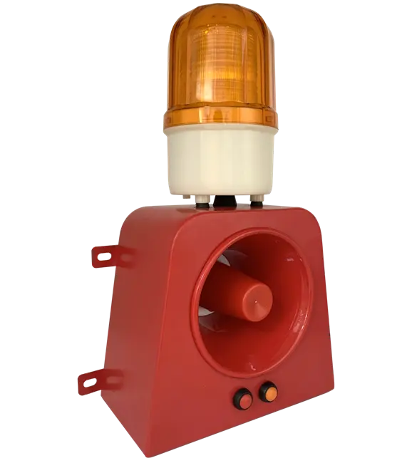 JRHN006 30w उच्च चमक के साथ ध्वनि और प्रकाश नियंत्रण संकेत सुरक्षा अलार्म अलार्म स्ट्रोब मोहिनी (पीला)