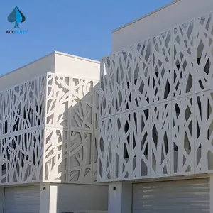 Acplate定制现代化天花板设计外露框架铝穿孔板