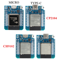 D1 MINI ESP32 WiFi + BLE ESP-32 CH9102 CP2104 Chip Seri Papan Pengembangan Internet Of Things Antarmuka MICRO/TYPE-C