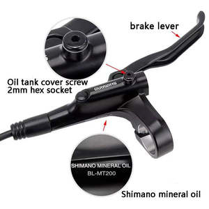 Shi Mano <span class=keywords><strong>MT200</strong></span> frein de vélo 800/1550mm vtt ensemble de freins à disque hydrauliques pour VTT e-bike - Product Image 3