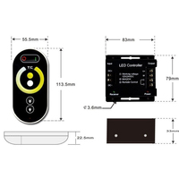 Télécommande LED CE RoHs 12V-24V double couleur sans fil RF