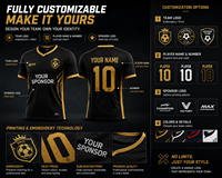 Ensemble de maillots de football personnalisés pour hommes et jeunes, uniforme d'équipe respirant avec nom et numéro