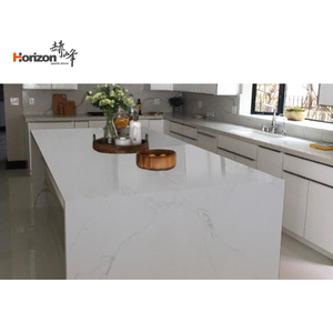 3cm tấm thạch anh phòng tắm nhà bếp <span class=keywords><strong>Countertop</strong></span> trắng đá thạch anh nền đá lớn tấm đá thạch anh - Product Image 5