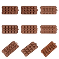 Moule en silicone de qualité alimentaire pour chocolat, pudding, sucettes, mousse, bonbons, fudge, gelée, biscuits, gâteaux, formes rose, animal, cœur, vente en gros