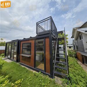 Portable Cafe Bar Shop Container Casas prefabricadas desmontables Flatpack 40Ft Prefabricado Home Modular Store Restaurante - Product Image 1