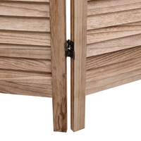 Diviseurs de pièce en bois pliants décoratifs de cloison de séparation d'écran en bois solide