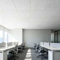 Panneau de plafond en aluminium perforé sur mesure 600x600, isolation acoustique, faux plafond métallique, matériau de construction