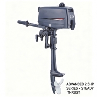 Moteur hors-bord 2 temps 2,5 CV, moteur marin professionnel à essence, portable, durable, puissant, pour petits bateaux