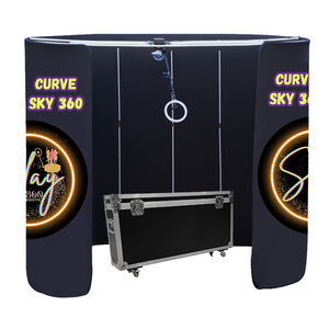 2025ตู้โชว์ภาพถ่าย360โค้งเหนือศรีษะพร้อมฉากหลังตู้แบบ all-in-one Sky360บูธถ่ายรูปเหนือศีรษะ360 - Product Image 4