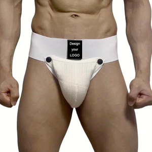 Ropa interior de hombre Tanga sexy Tanga doble Tanga Bolsillo desmontable Calor transpirable - Product Image 4