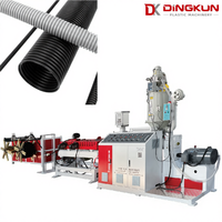 Machine de fabrication de tuyaux ondulés en PVC de haute qualité, ligne de production d'extrusion de tubes en PVC pour climatisation, extrudeuse SJSZ6/25