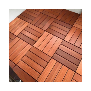 بلاط سطح خشبي متداخل للأماكن الداخلية والخارجية من خشب ميرباو الاندونيسي الصلب في الهواء الطلق - Product Image 4